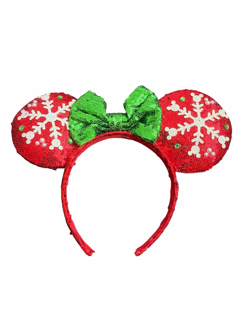 Minnie Mouse Ears Headband (Christmas)